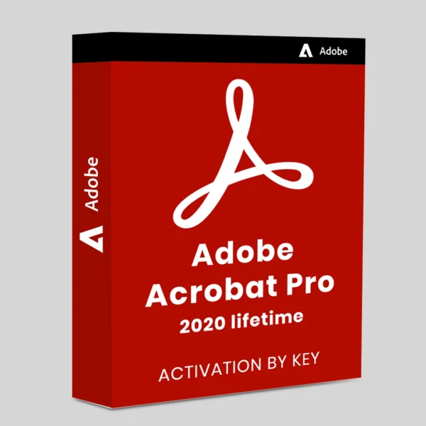Activation à vie d'Adobe Acrobat Pro 2020 par clé